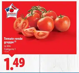 Lidl Tomate ronde grappe offre