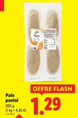 Lidl Pain panini offre