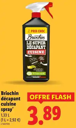 Lidl Briochin décapant cuisine spray offre