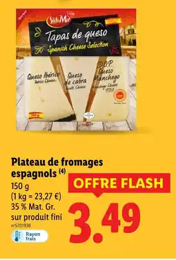 Lidl Sol&Mar Plateau de fromages espagnols offre