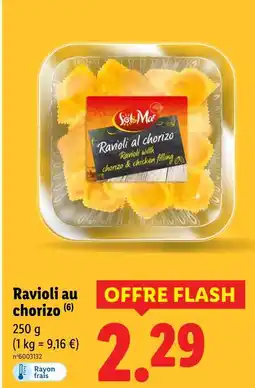 Lidl Ravioli au chorizo offre