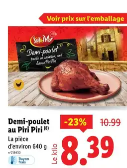 Lidl Demi-poulet au Piri Piri offre