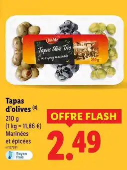 Lidl Tapas d'olives offre