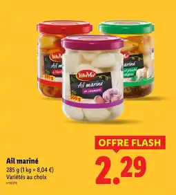 Lidl Ail mariné offre