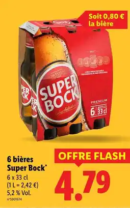 Lidl SUPER BOCK 6 bières offre