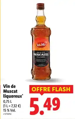 Lidl Sol & Mar Vin de muscat liquoreux offre