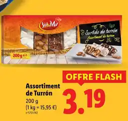 Lidl Sol y Mar Assortiment de Turrón offre