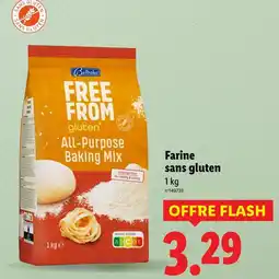 Lidl Farine sans gluten offre