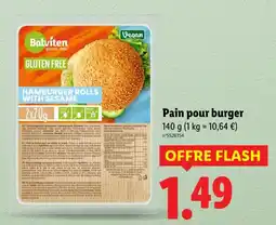 Lidl Pain pour burger offre