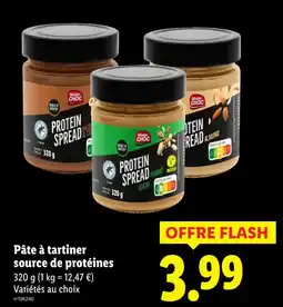 Lidl Mister Choc Pâte à tartiner source de protéines offre
