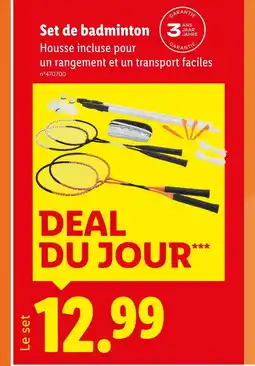 Lidl Set de badminton offre