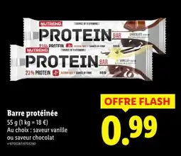 Lidl NUTREND Barre protéinée offre