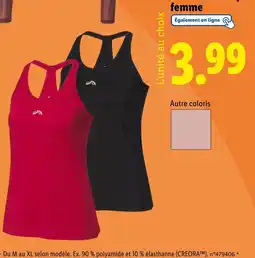 Lidl CRIVIT Débardeur femme offre