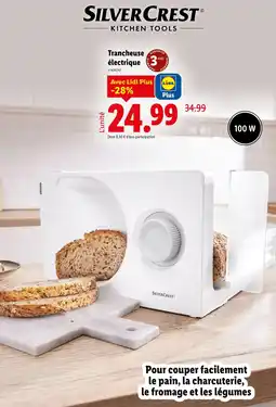 Lidl SilverCrest Trancheuse électrique offre
