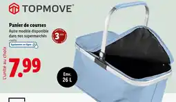 Lidl TOPMOVE Panier de courses offre