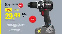 Lidl PARKSIDE Perceuse-visseuse offre