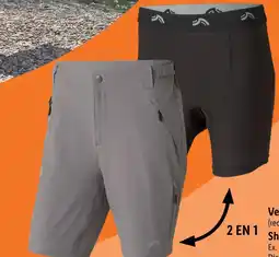 Lidl Short technique 2 en 1 homme offre