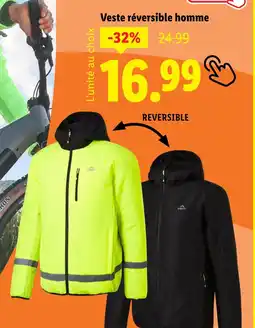 Lidl CRIVIT Veste réversible homme offre