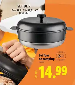 Lidl Set four de camping offre