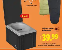 Lidl CRIVIT Toilettes sèches à séparation offre