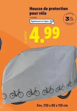 Lidl Housse de protection pour vélo offre