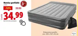 Lidl LIVARNO HOME Matelas gonflable offre