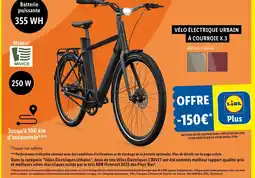 Lidl Vélo électrique urbain à courroie X.3 offre