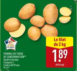 ALDI Pommes de Terre de Consommation offre