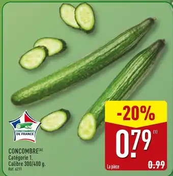 ALDI Concombre offre