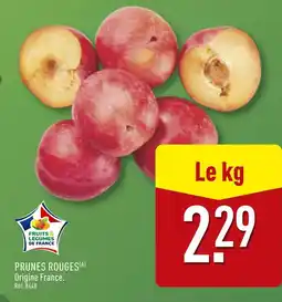 ALDI Prunes rouges offre