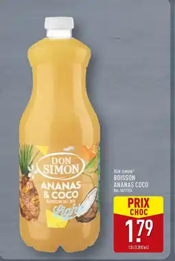 ALDI DON SIMON Boisson Ananas Coco offre