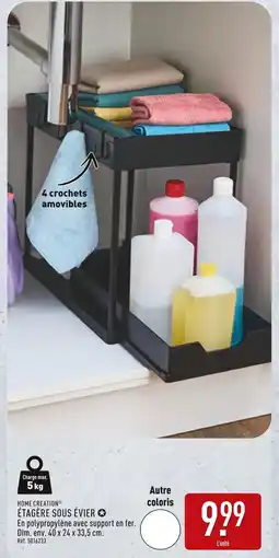 ALDI HOME CREATION ÉTAGÈRE SOUS ÉVIER offre