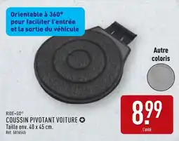 ALDI RIDE+GO Coussin pivotant voiture offre