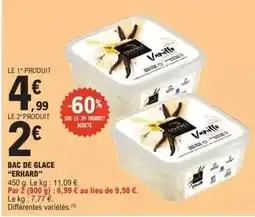 E.Leclerc Erhard - bac de glace offre