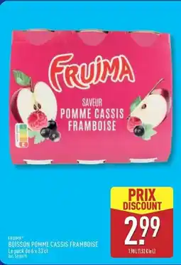 ALDI Fruima boisson pomme cassis framboise offre