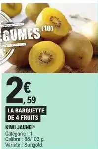 E.Leclerc Kiwi jaune offre