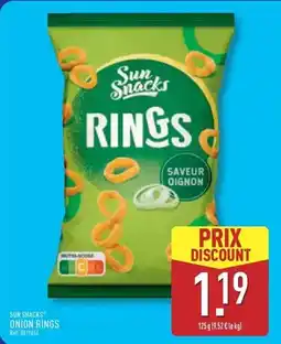 ALDI Sun snacks onion rings offre
