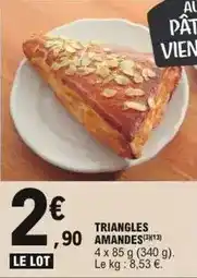 E.Leclerc Triangles amandes offre