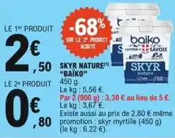 E.Leclerc Skyr nature offre