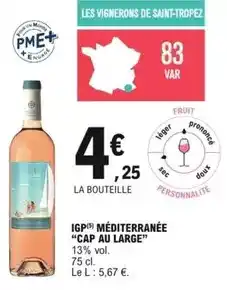 E.Leclerc Cap - igp méditerranée offre