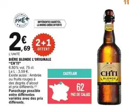 E.Leclerc Chiti - bière blonde l'originale offre