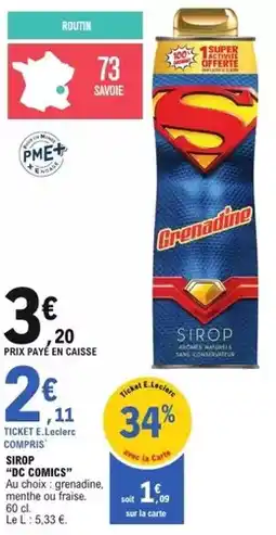 E.Leclerc E.leclerc - sirop offre