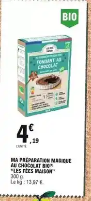 E.Leclerc Na! - ma préparation magique au chocolat bio offre