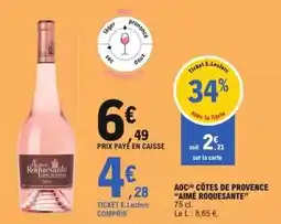 E.Leclerc E.leclerc - aoc cotes de provence offre