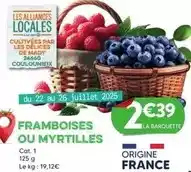 E.Leclerc Cat - framboises ou myrtilles offre