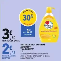 E.Leclerc E.leclerc - vaisselle gel concentre agrumes offre