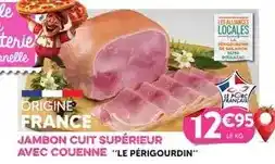 E.Leclerc Jambon cuit superieur avec couenne le perigourdin offre