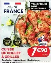E.Leclerc Francaise - cuisse de poulet a griller offre