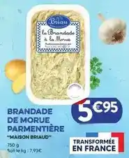 E.Leclerc Brandade de morue parmentière offre