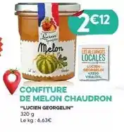 E.Leclerc Lucien georgelin - confiture de melon chaudron offre